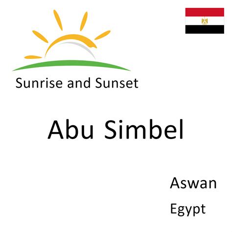 Sunrise and Sunset Times in Abu Simbel, Aswan, Egypt