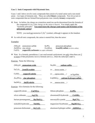 Nomenclature handout | PDF