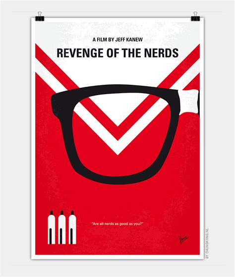 No504 My Revenge of the Nerds minimal movie poster | CHUNGKONG