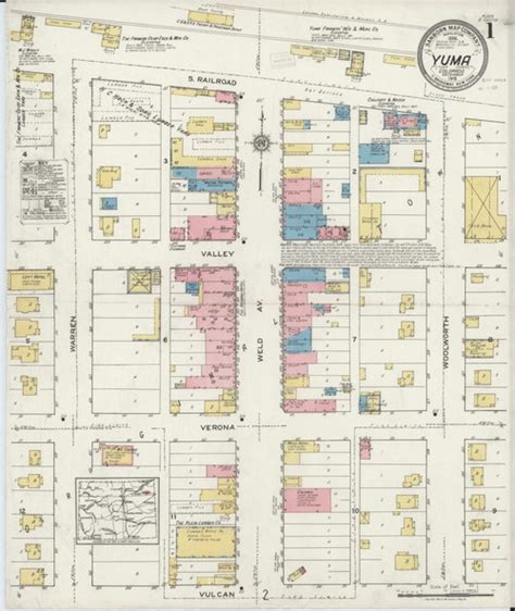 Yuma, Colorado 1919 - Old Map Colorado Fire Insurance Index - OLD MAPS