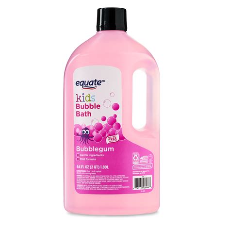 Equate Kids Bubblegum Scented Bubble Bath, Child, 64 fl oz - Walmart.com