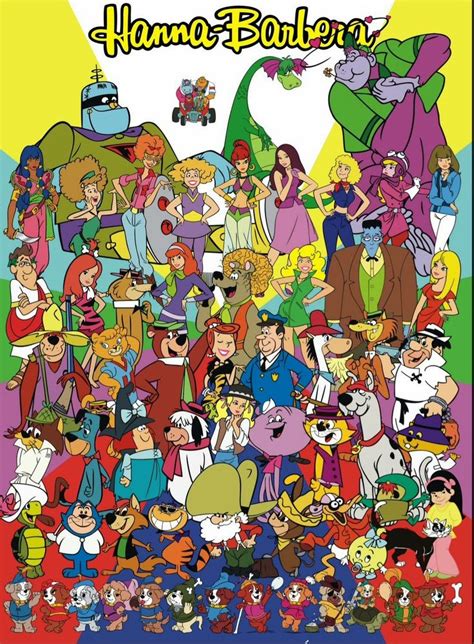 Hanna-Barbera Tribute cast of characters | Hanna barbera, Classic ...