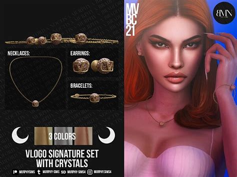 Signature Set with Crystals from Murphy • Sims 4 Downloads