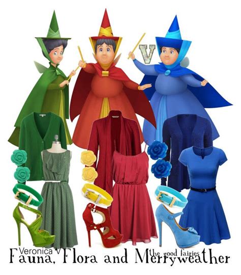 Fauna, Flora and Merryweather: The Good Fairies (Sleeping Beauty) | Fairy costume diy, Fairy ...