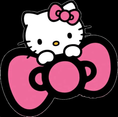 Download Hello Kitty Pink Bow | Wallpapers.com