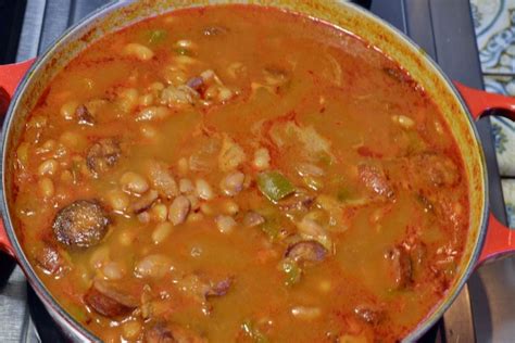 Portuguese Beans with Linguica | kitchengetaway.com