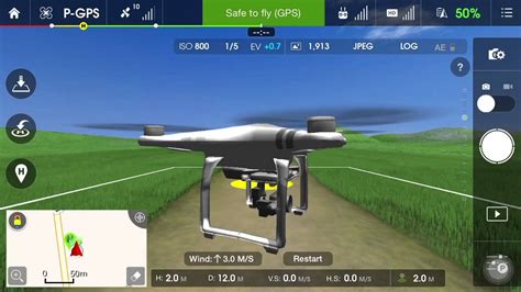 DJI GO flight simulator - YouTube