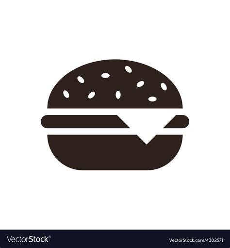 Hamburger icon Royalty Free Vector Image - VectorStock