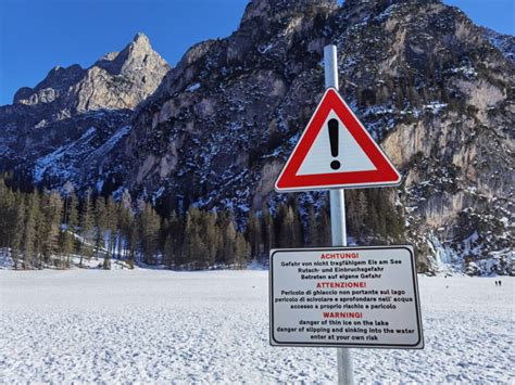 PRAGSER WILDSEE WINTER ⭐️️ Dolomiten im Schnee