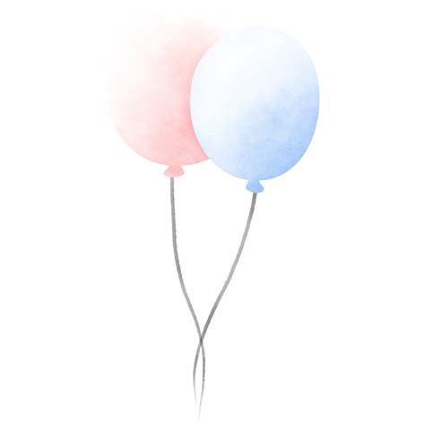 pink and blue balloons 16733774 PNG