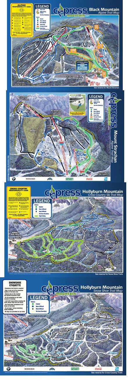 Cypress Mountain Trail Map | OnTheSnow