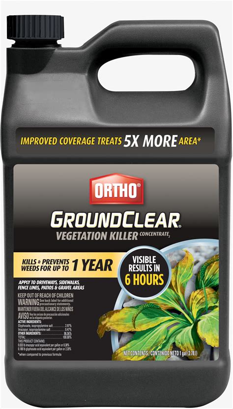 Ortho GroundClear Vegetation Killer Concentrate2, 1 gal., Kills Weeds - Walmart.com