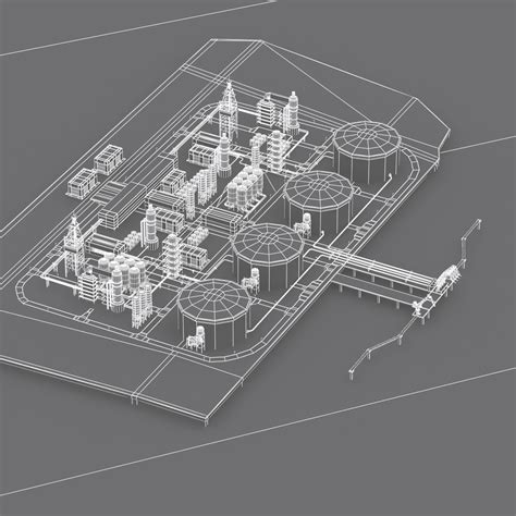 3d Model Lng Terminal