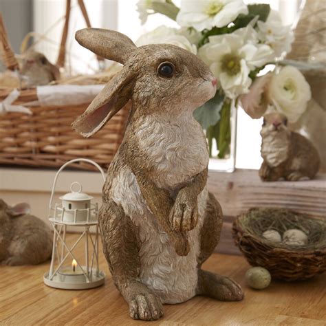 Design Toscano Hopper, the Bunny, Standing Garden Rabbit Statue ...