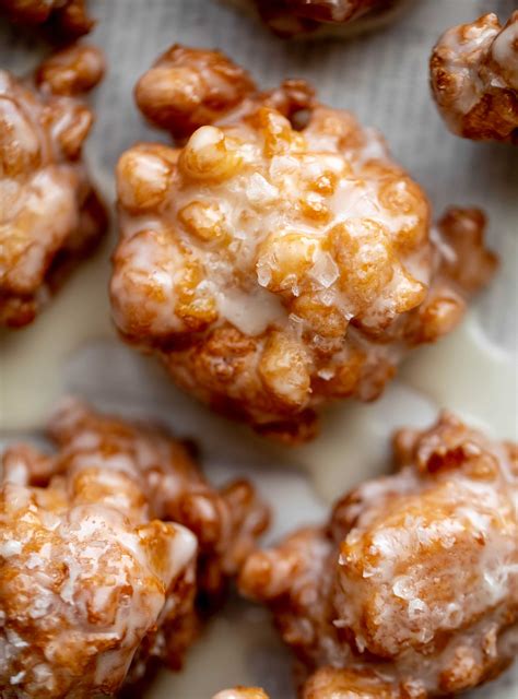 Salted Apple Fritters Recipe - Salted Honeycrisp Fritters