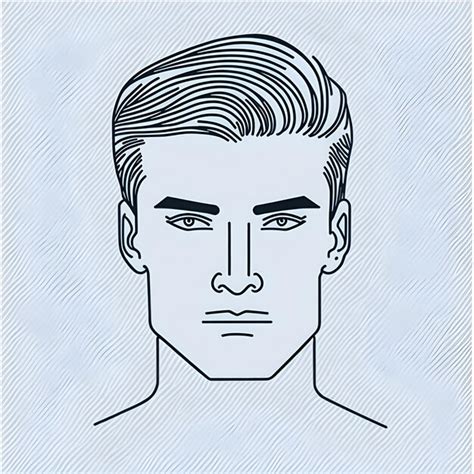 Premium Photo | Man head line icon vector illustration