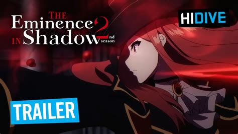 The Eminence in Shadow 2nd Season Trailer | HIDIVE - YouTube