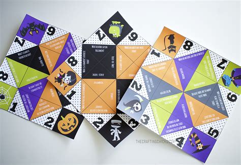 Hilarious Halloween Cootie Catchers - The Crafting Chicks