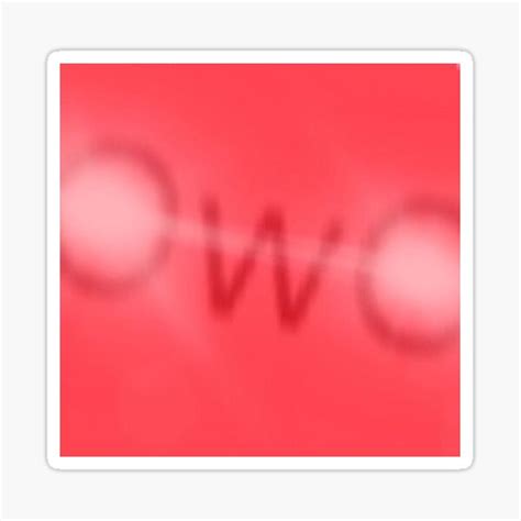 "OwO Face Reaction Meme" Sticker for Sale by JessIsBored | Redbubble