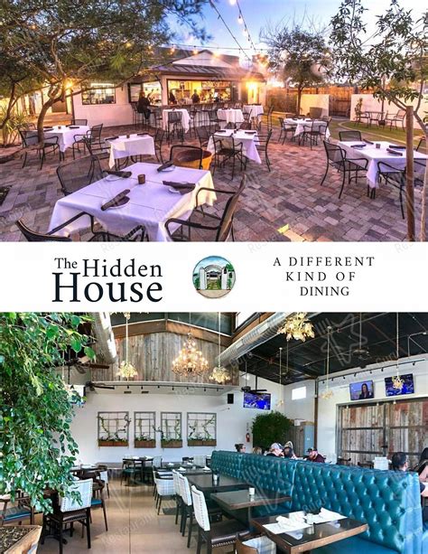 Menu at The Hidden House pub & bar, Chandler