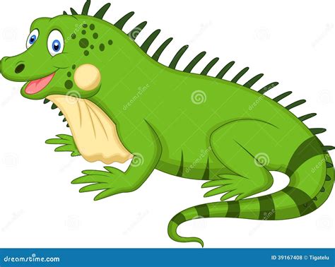 Iguana Cartoon Vector Illustration | CartoonDealer.com #41021662