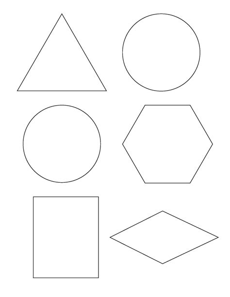 Printable Shapes To Cut