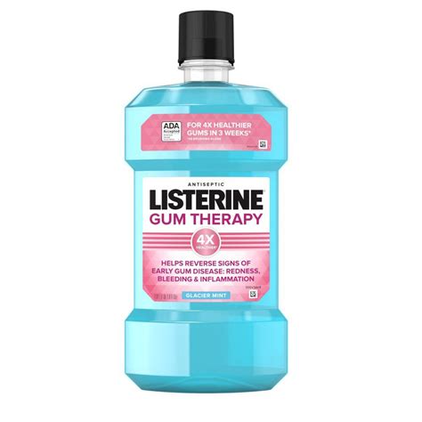 Listerine Gum Therapy Antiseptic Mouthwash, Glacier Mint - Shop Mouthwash at H-E-B