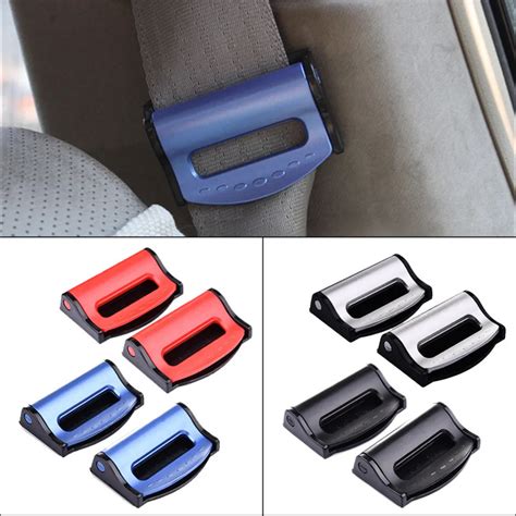 2pcs Car Seat Belts Clips Adjustable Auto Safety Seat Belt Stopper ...