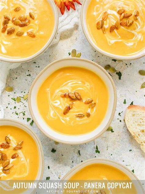 Panera Autumn Squash Soup - SoupAddict