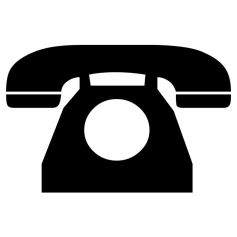 Black Phone Icon - ClipArt Best