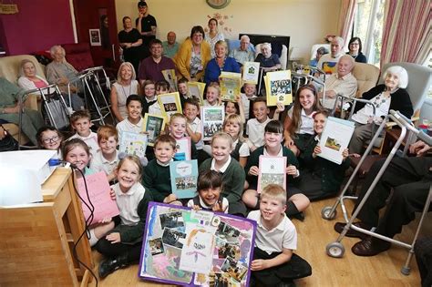 Belper schoolchildren visit Ada Belfield House care home - Derbyshire Live