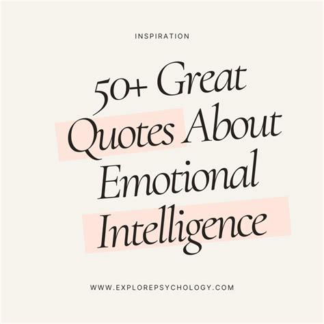 50+ Great Emotional Intelligence Quotes