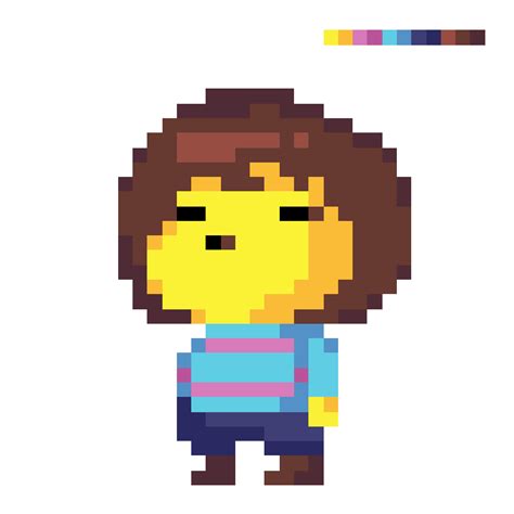 Frisk - Pixel...ier Version by DaltonKeslar1206 on DeviantArt