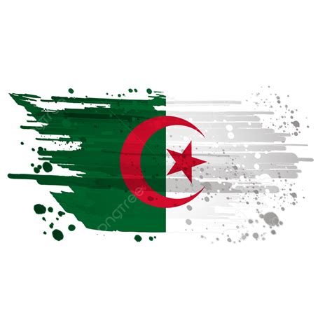 Algeria Independence Day Hd Transparent, Algeria Flag With Grunge Texture For Independence Day ...