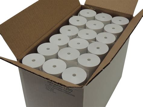 POS1 Thermal Paper 2 1/4 x 125 ft 2" / 50mm diameter CORELESS BPA Free - Western Diazo