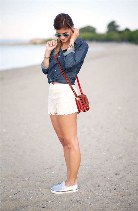 30 White Shorts Outfit Ideas - Women's Should Wear This Summer - Live ...