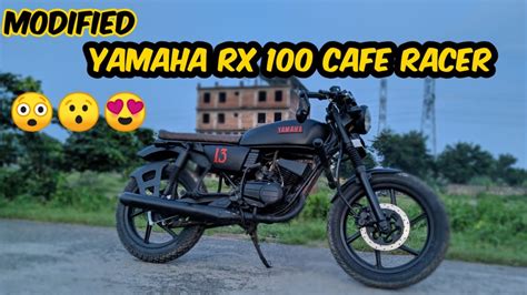 Yamaha Rx 100 Modified Cafe Racer | Reviewmotors.co