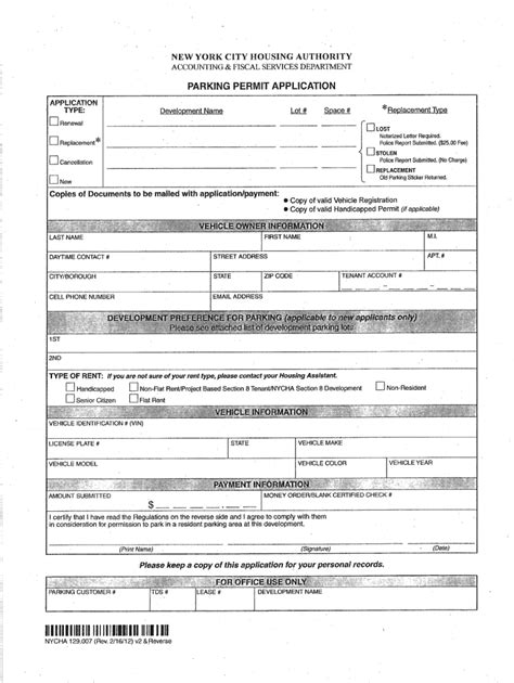 2012-2024 Form NY NYCHA 129.007 Fill Online, Printable, Fillable, Blank - pdfFiller