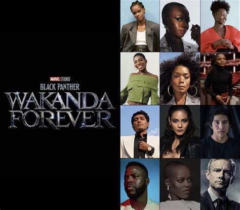 The cast of Ryan Coogler’s Black Panther: Wakanda Forever - Black ...