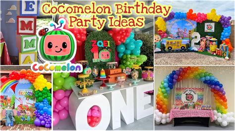 Cocomelon Birthday Party Ideas - YouTube