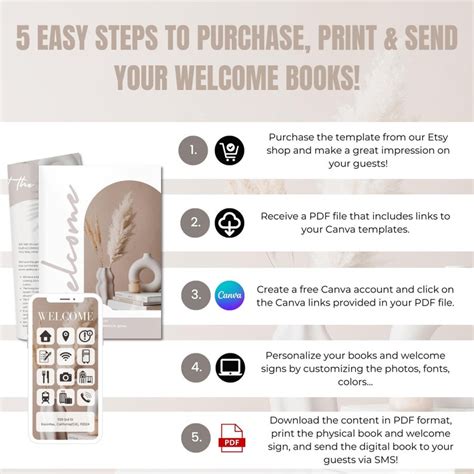 Airbnb Welcome Book Template Book to Print and Digital - Etsy