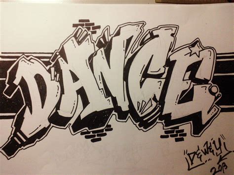 Dance Graffiti Art