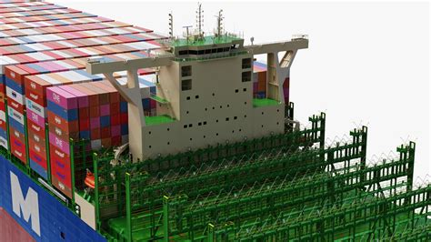 HMM Algeciras Class Container Ship 3D model - TurboSquid 1761925