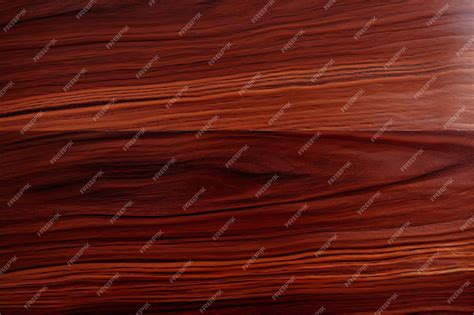 Premium AI Image | Mahogany Wood Texture Background