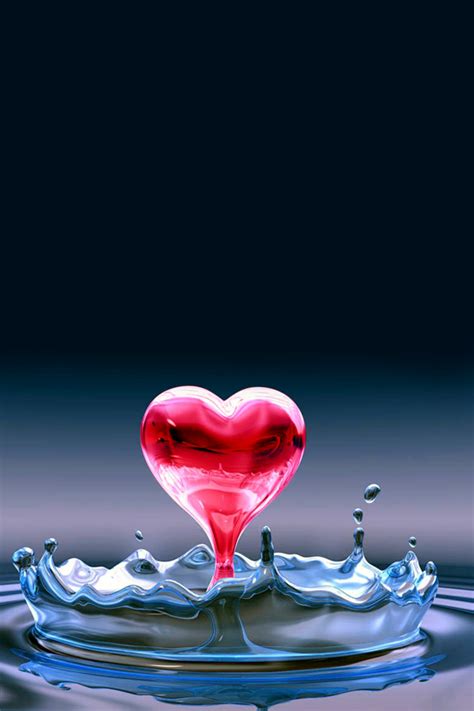 3D Hearts Wallpaper | Heart wallpaper, Love quotes wallpaper, Love ...