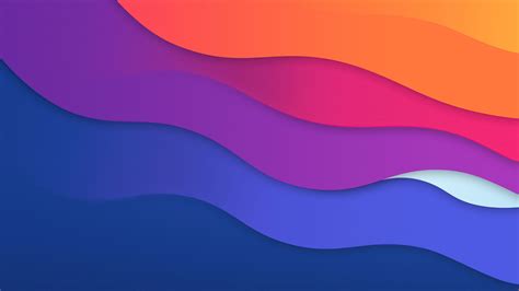 Waves Light 4k - Abstract Colorful Wallpaper