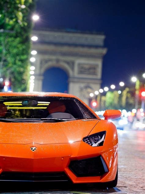 Lamborghini Aventador Night Shot Supercar Wallpaper - [1536x2048]