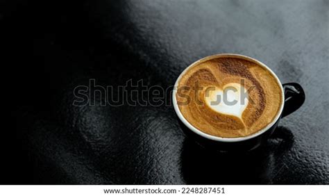 Hot Coffee Latte Art Heart Shape Stock Photo 2248287451 | Shutterstock