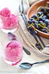 Grape & Pink Champagne Sorbet | Delicious Everyday