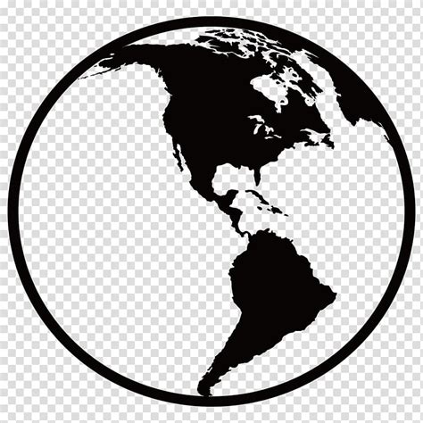 Circle Silhouette, World, Globe, World Map, South America, Blank Map ...